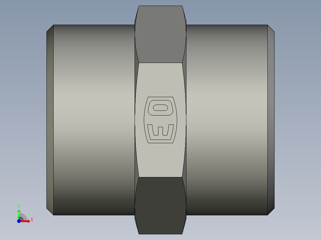 卡套式工业通用硬管接头EO Union G18LCFX前视图