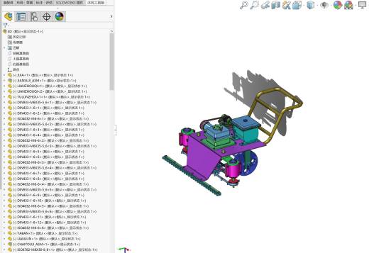 自走式草坪机结构设计及仿真+CAD图纸说明书缩略图