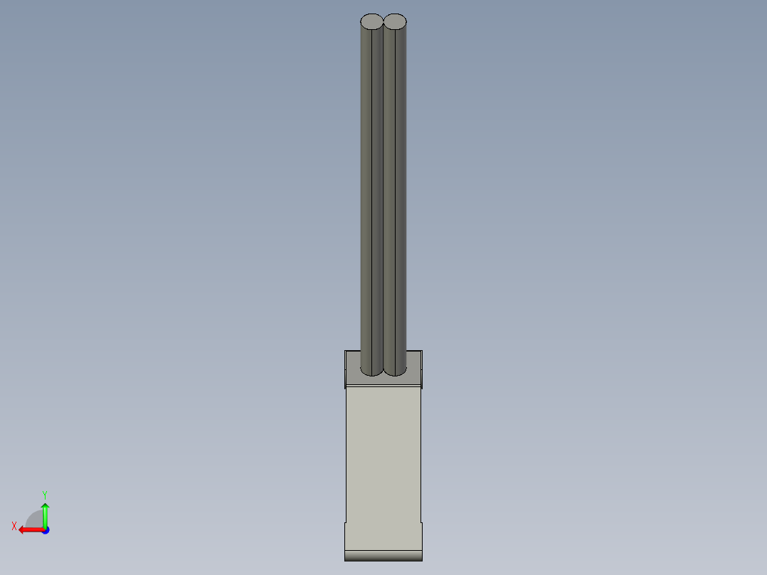 基恩士LV-S61_kc图纸模型后视图