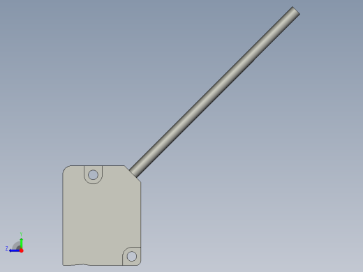 基恩士LV-S61_kc图纸模型右视缩略图