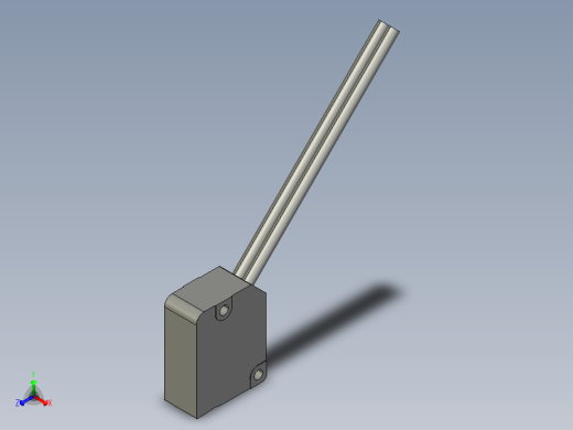 基恩士LV-S61_kc图纸模型正等轴测缩略图