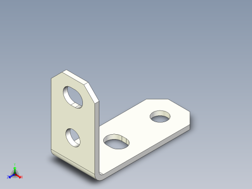 光电_激光传感器04）LS101_T_安装支架_3D