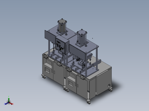 摄像头气密性泄露检测设备正等轴测缩略图