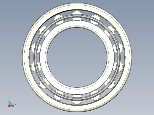 轴承-Bearing_30x55x10.stp左视缩略图