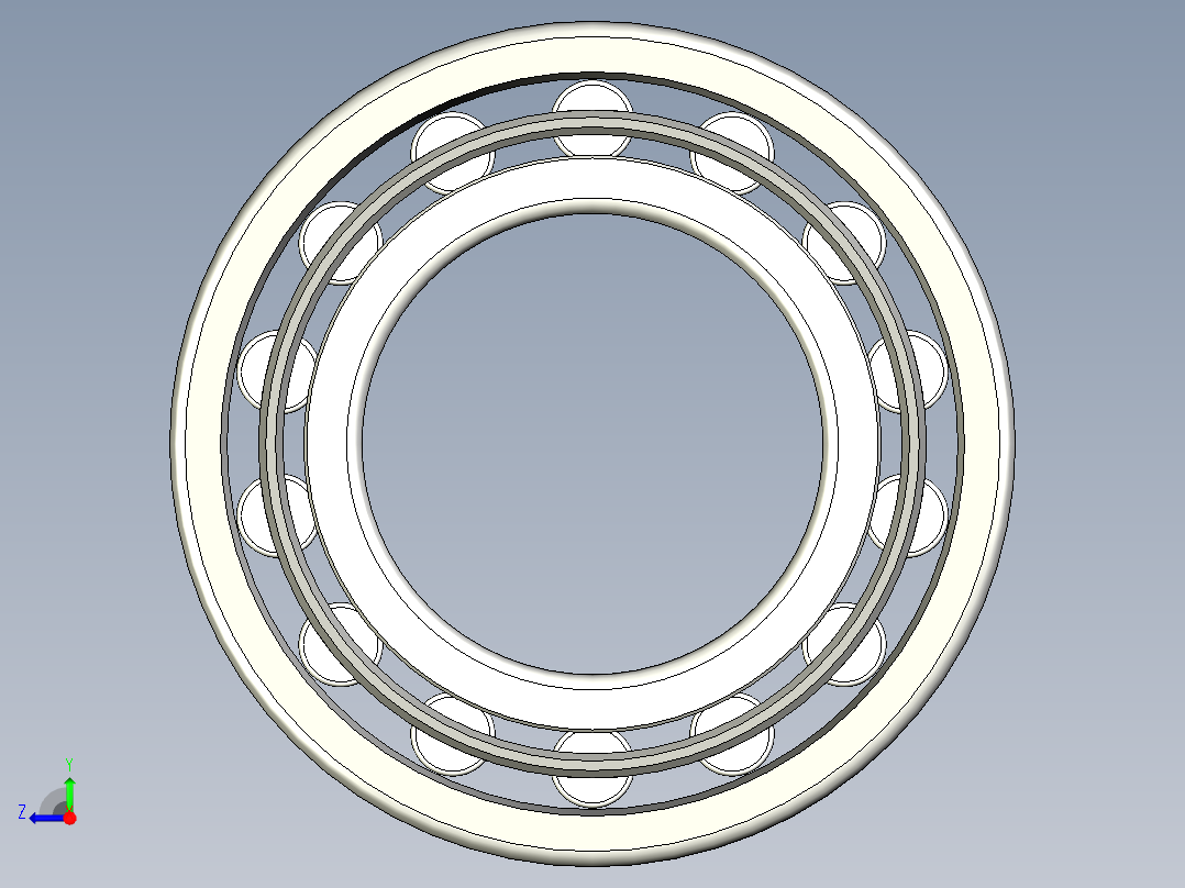 轴承-Bearing_30x55x10.stp右视图