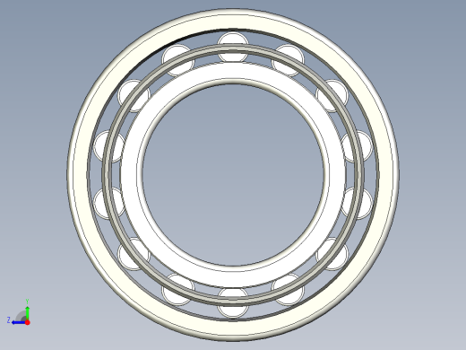 轴承-Bearing_30x55x10.stp右视缩略图