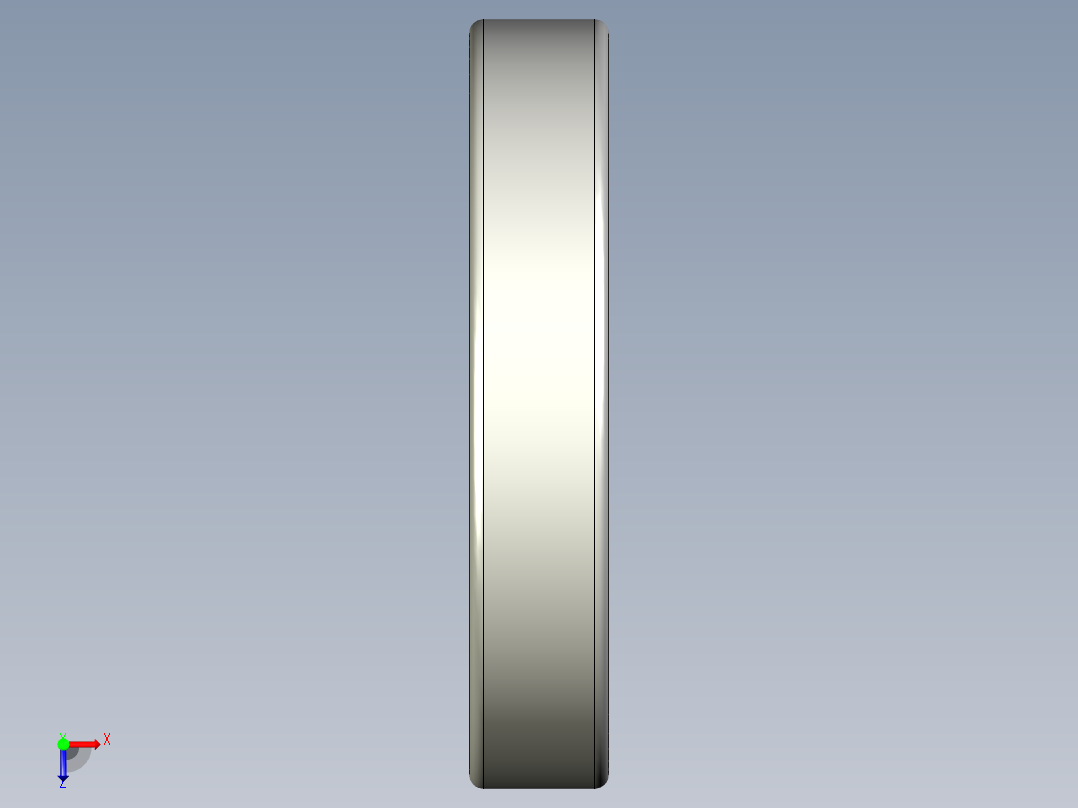 轴承-Bearing_30x55x10.stp俯视图