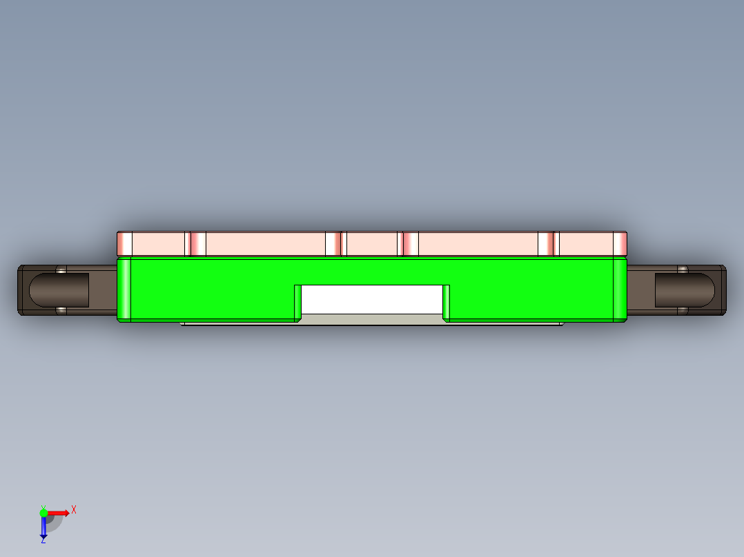 X1-CNC8笔记本CNC工装夹具三维模型-0121俯视图