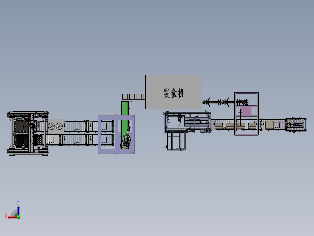 自立袋产品品自动装盒并装箱sw22