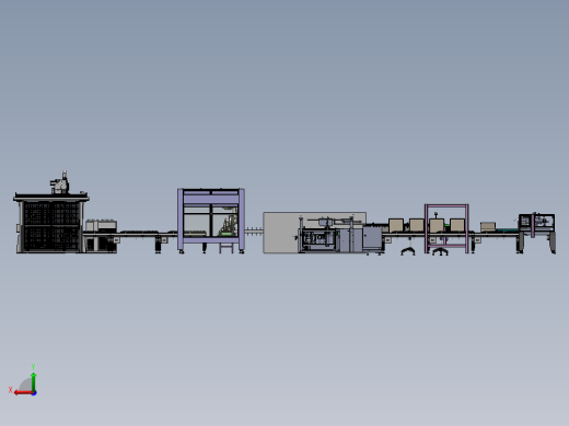自立袋产品品自动装盒并装箱sw22后视缩略图