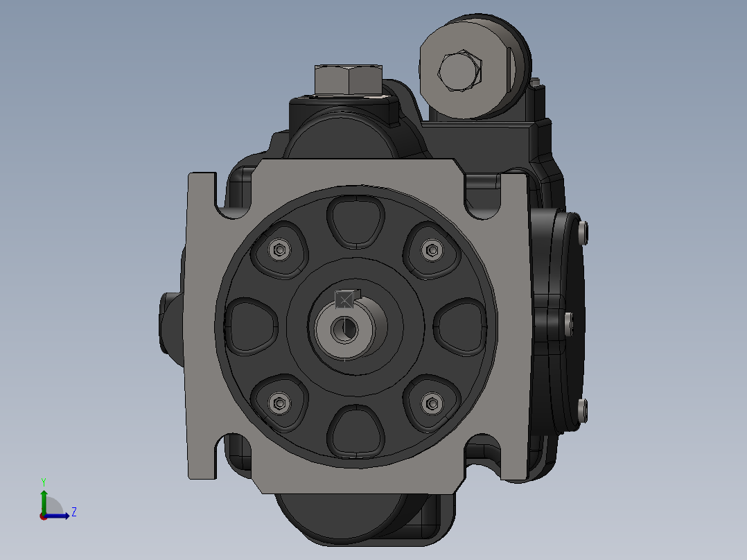 YUKEN EUROPE LTD-A3H16-FR01KK-10液压元件左视图