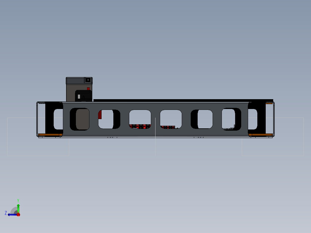 AGV小车、AGV(2)右视图