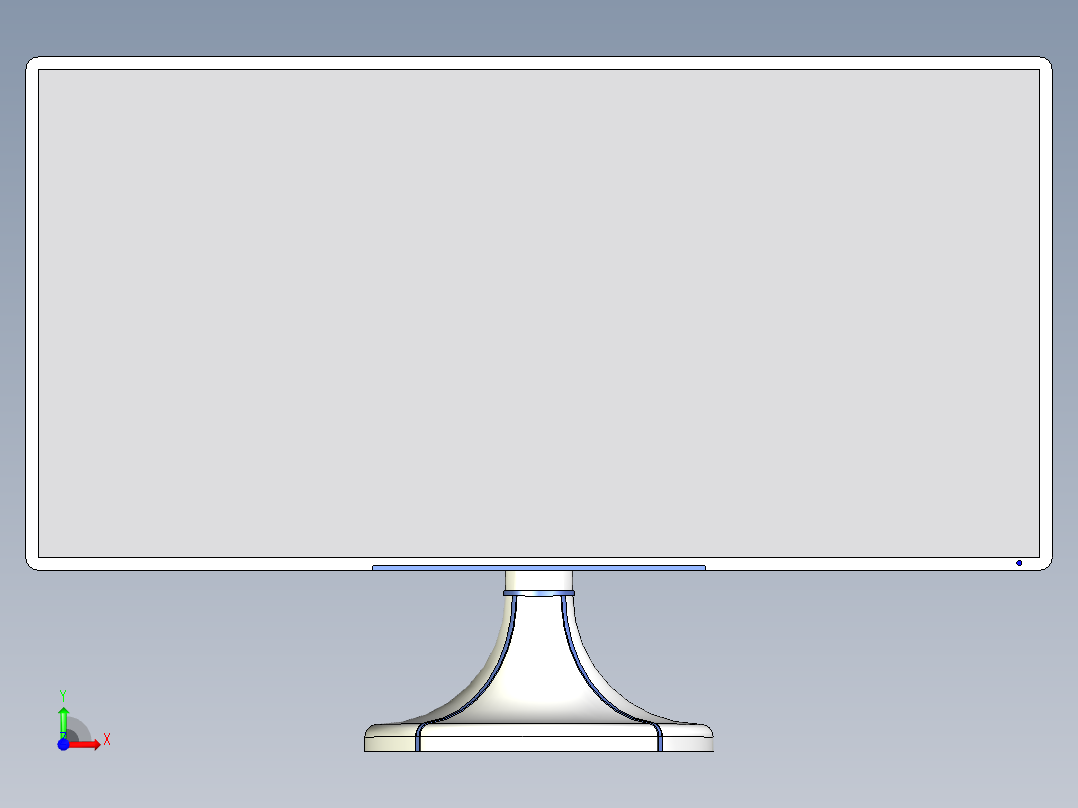 显示器、显示屏(12)前视图