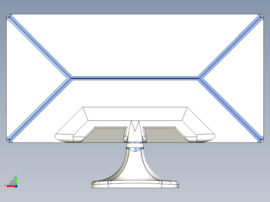 显示器、显示屏(12)后视图