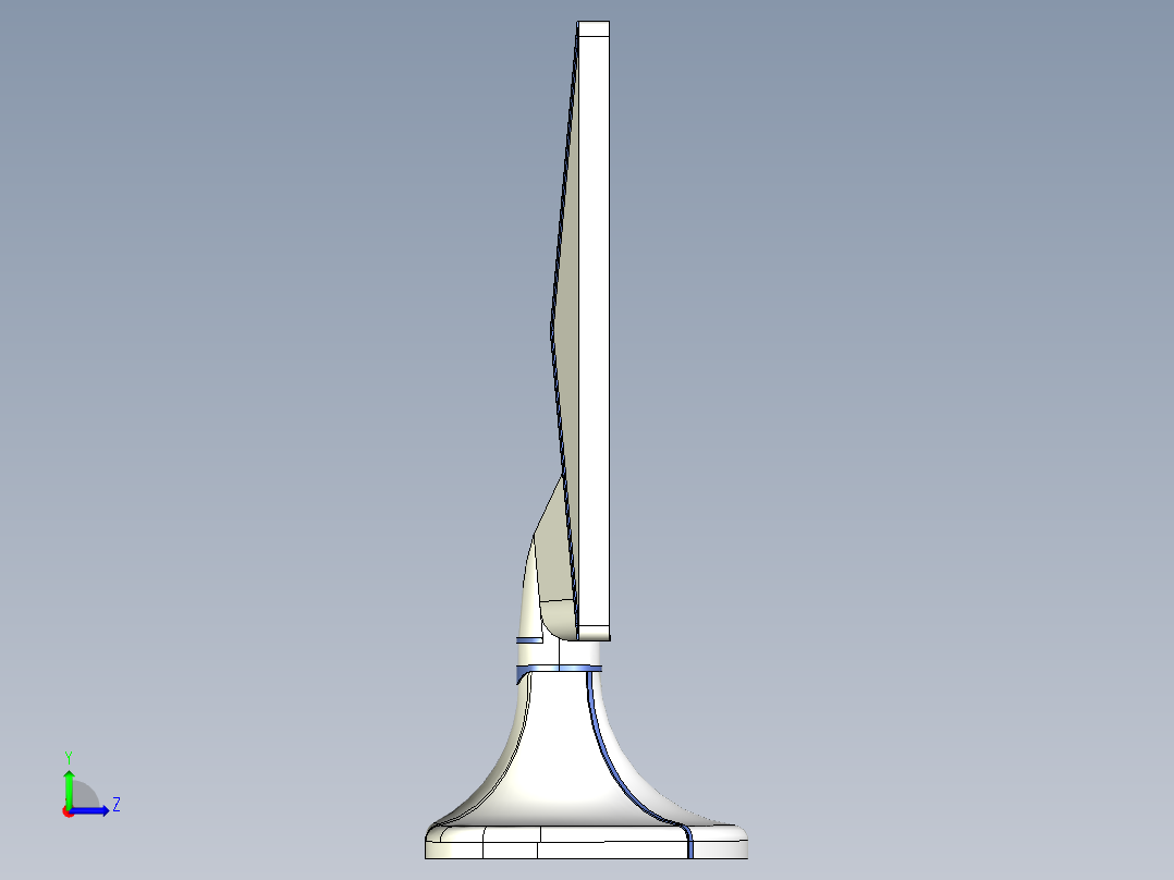 显示器、显示屏(12)左视图