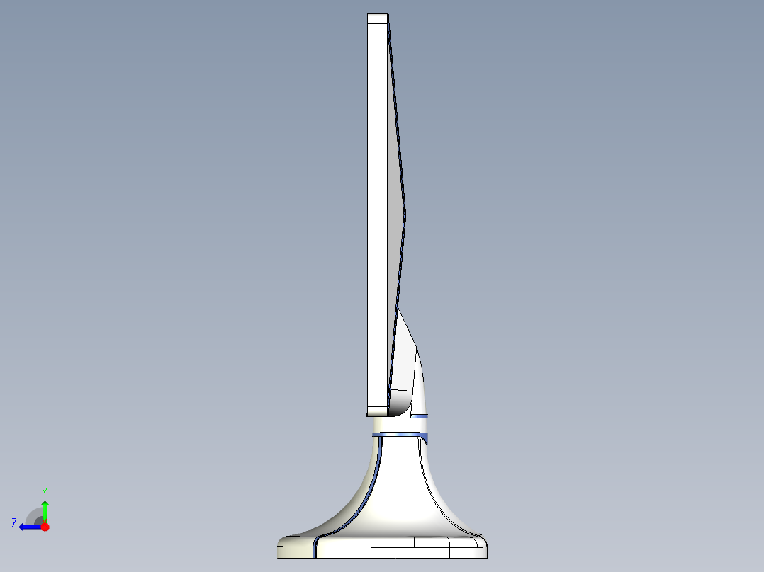 显示器、显示屏(12)右视图