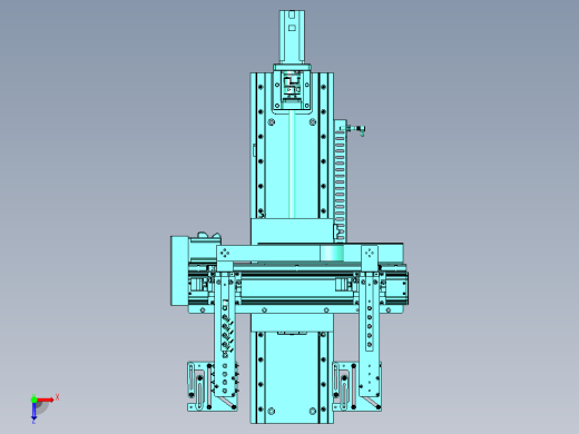多轴移动式吸盘取料机构俯视缩略图