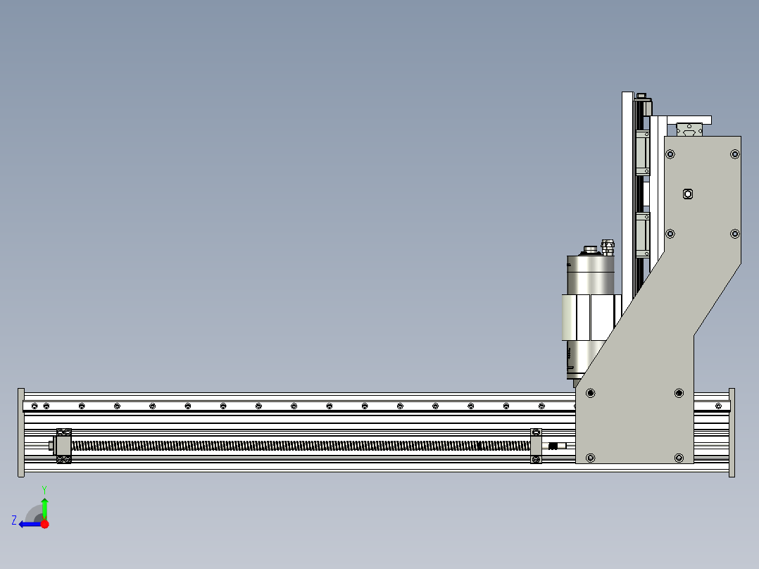A2004714-数控铣床右视图