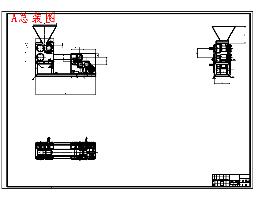 面筋成型机的设计含35张CAD图