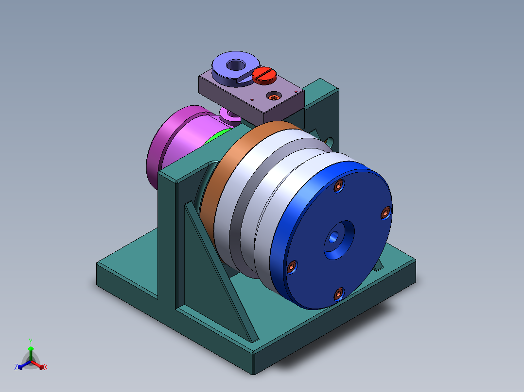 前刹车调整臂外壳工艺及5-钻φ13.8孔和16沉孔夹具设计【含三维solidworks】正等轴测图