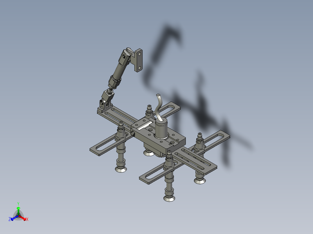 折片组件主视图