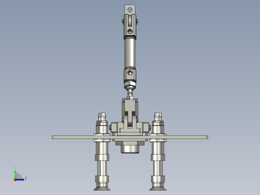 折片组件左视缩略图