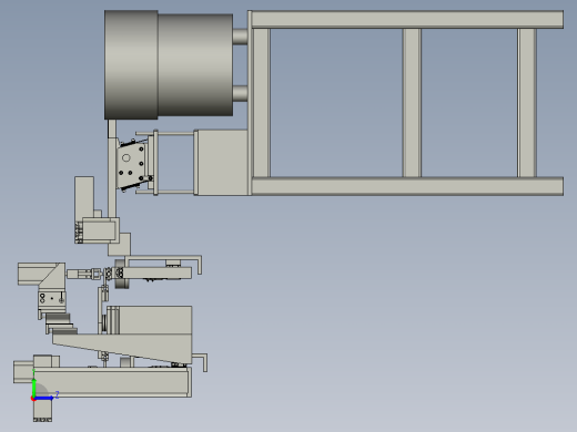 球壳自动上料总成左视缩略图