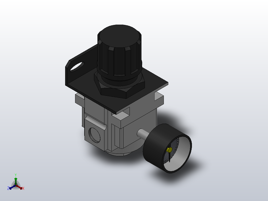 MASR1000~5000[MASR2500-02]减压阀正等轴测图