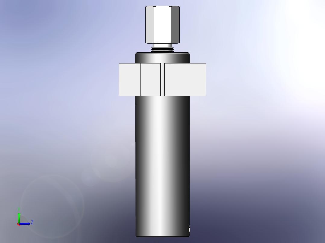 氮气弹簧(1)左视图