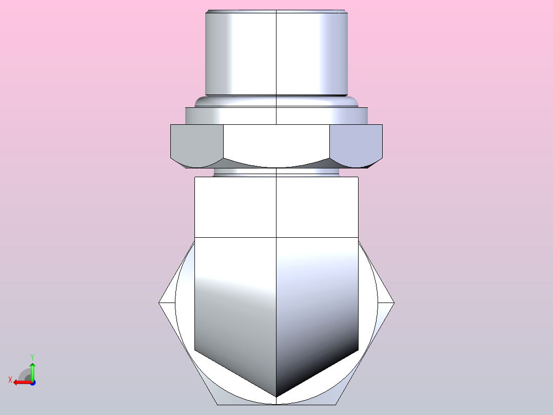 1CG9-OG 1DG9-OG 90°弯英管螺纹可调向O形圈密封柱端[1DG9-24-08OG-RN]后视图