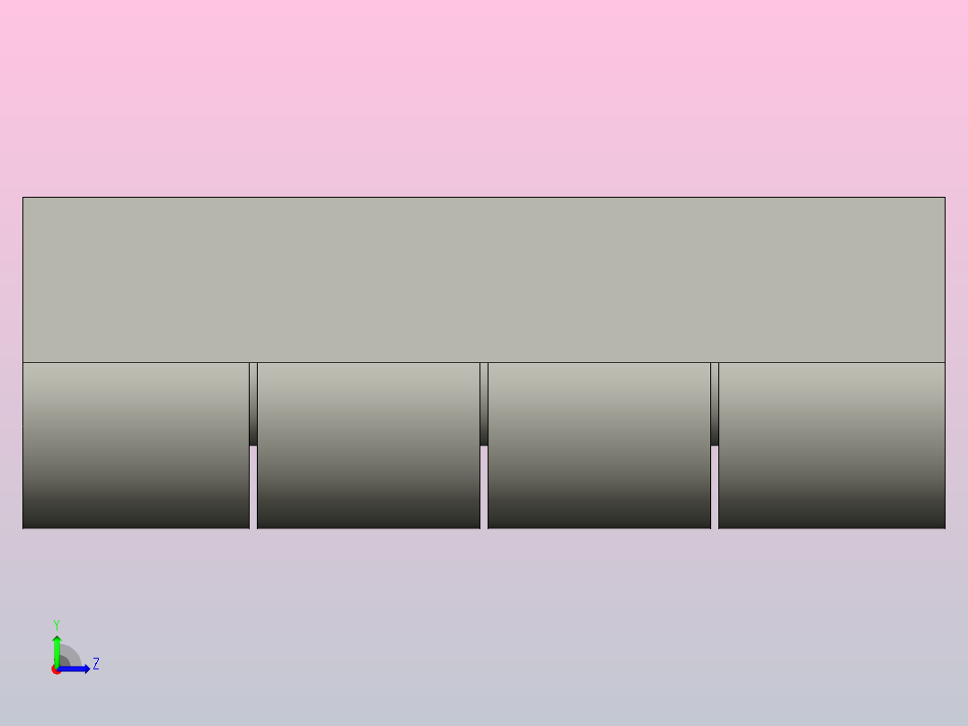 ZJ-30X40-C1锥孔铰链左视图