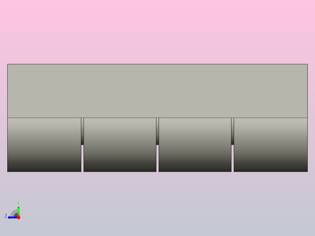 ZJ-30X40-C1锥孔铰链右视图