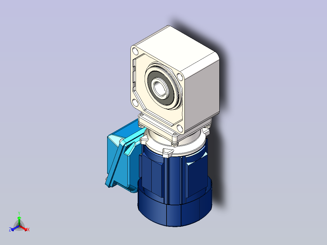 住友(SMT)减速机3D RNYM01-1230-B正等轴测图
