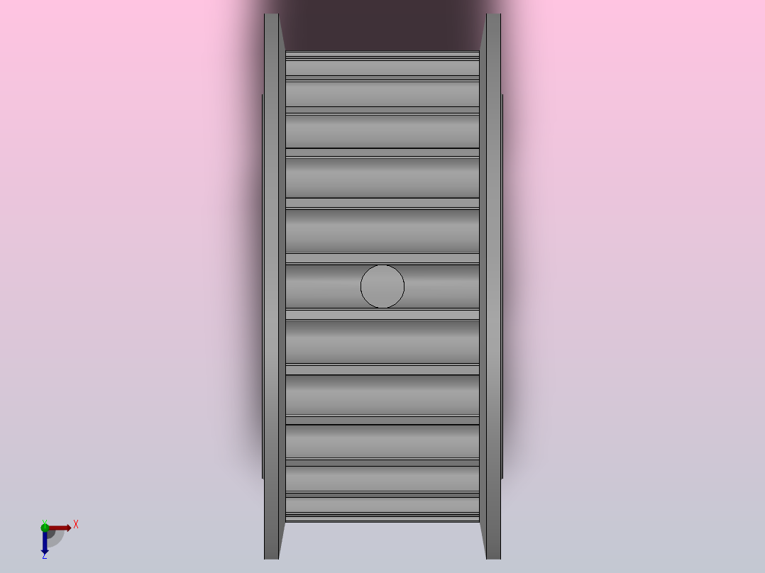 带顶丝圆孔标准型圆弧形齿同步带轮8YU型_S8YUHT-26-25-dt18-A俯视图