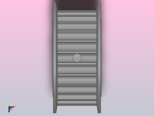 带顶丝圆孔标准型圆弧形齿同步带轮8YU型_S8YUHT-26-25-dt18-A俯视缩略图