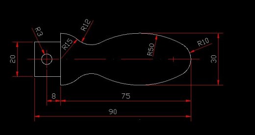 CAD机械零件练习图纸AutoCAD机械制图样例缩略图