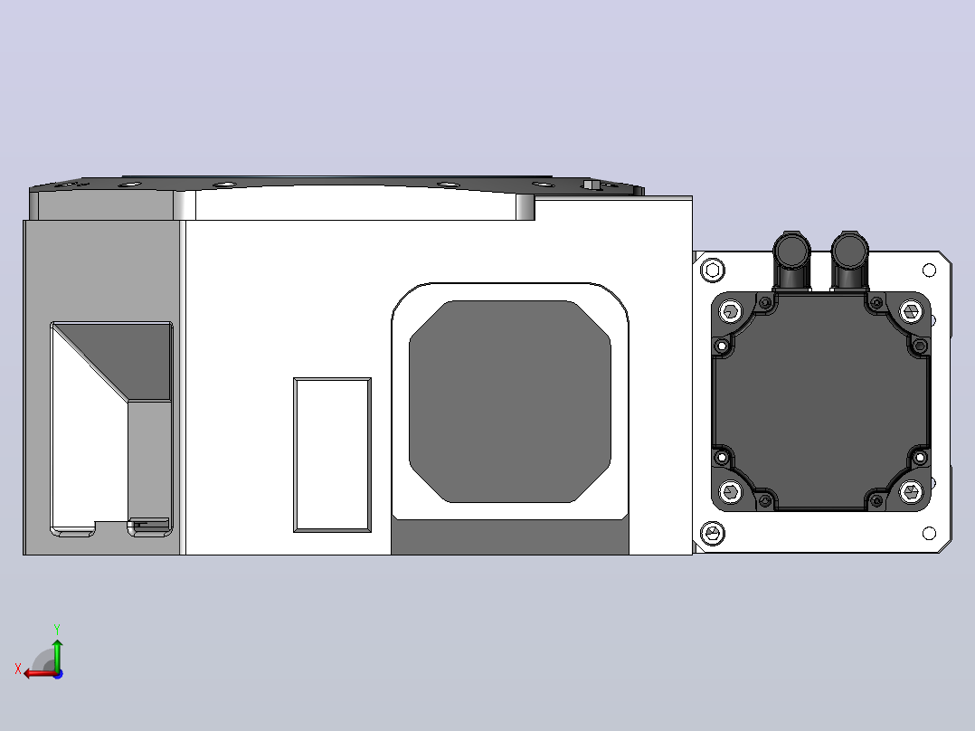 CR 300 重型旋转分度环后视图