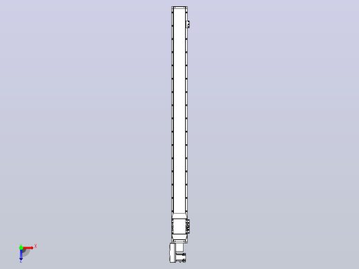 机器人皮带驱动直线轴TPA-GCB-120-P70-L1500-QL-M20-N3俯视缩略图