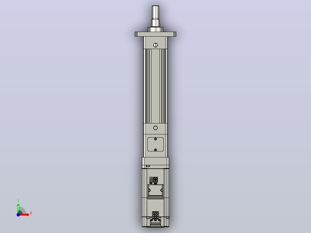 轻载电动缸TPA-ESR40-1210C-L50-M-FA-W-P40-C3前视图