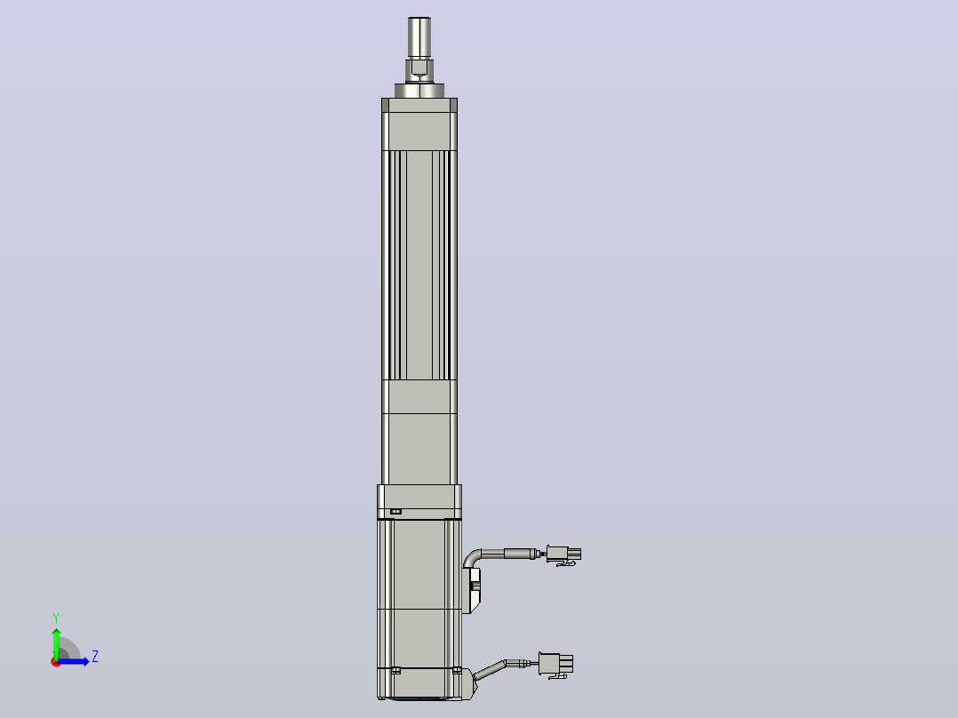 轻载电动缸TPA-ESR40-1210C-L50-M-FA-W-P40-C3左视图