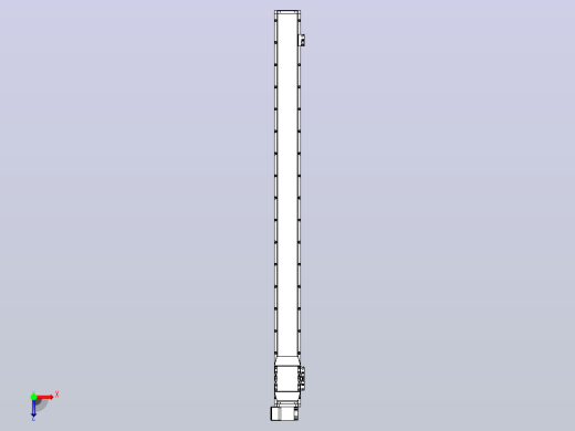 机器人皮带驱动直线轴TPA-GCB-120-P70-L1500-LP-M20-N3俯视缩略图