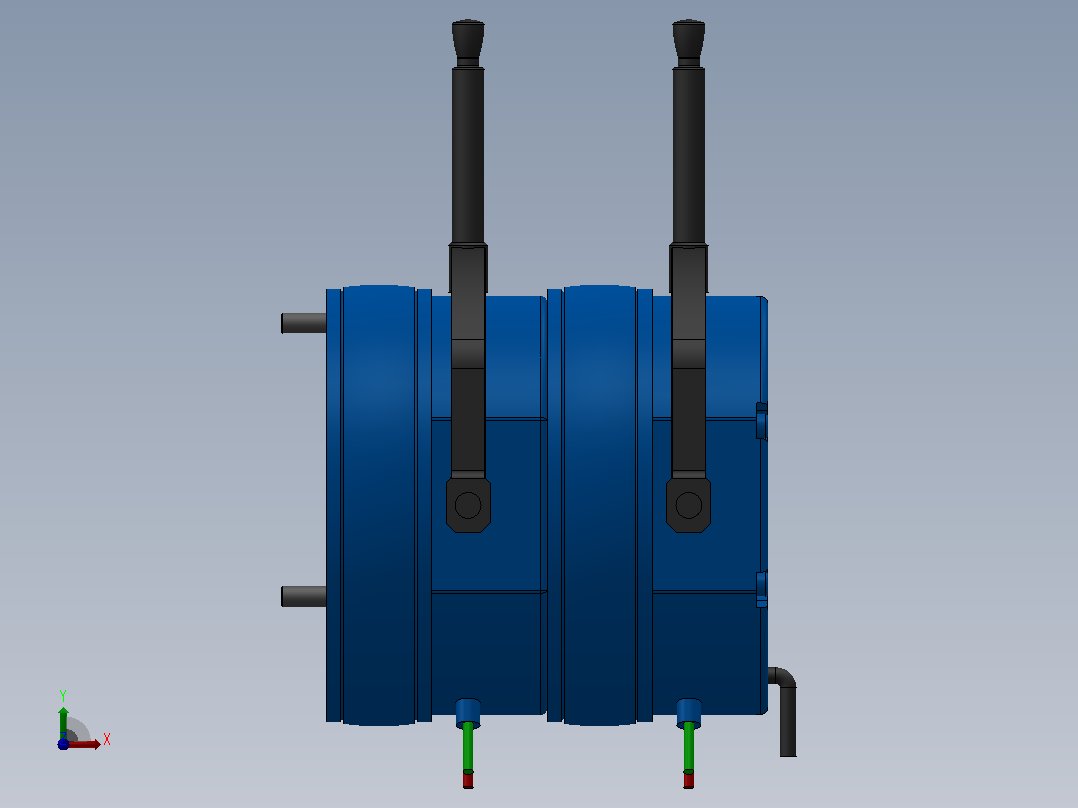 MD-D型电磁圆盘式制动器_MD7-D-14-RL-DC24V前视图