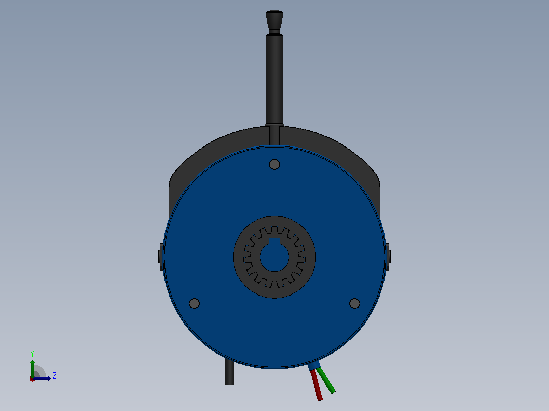MD-D型电磁圆盘式制动器_MD7-D-14-RL-DC24V左视图