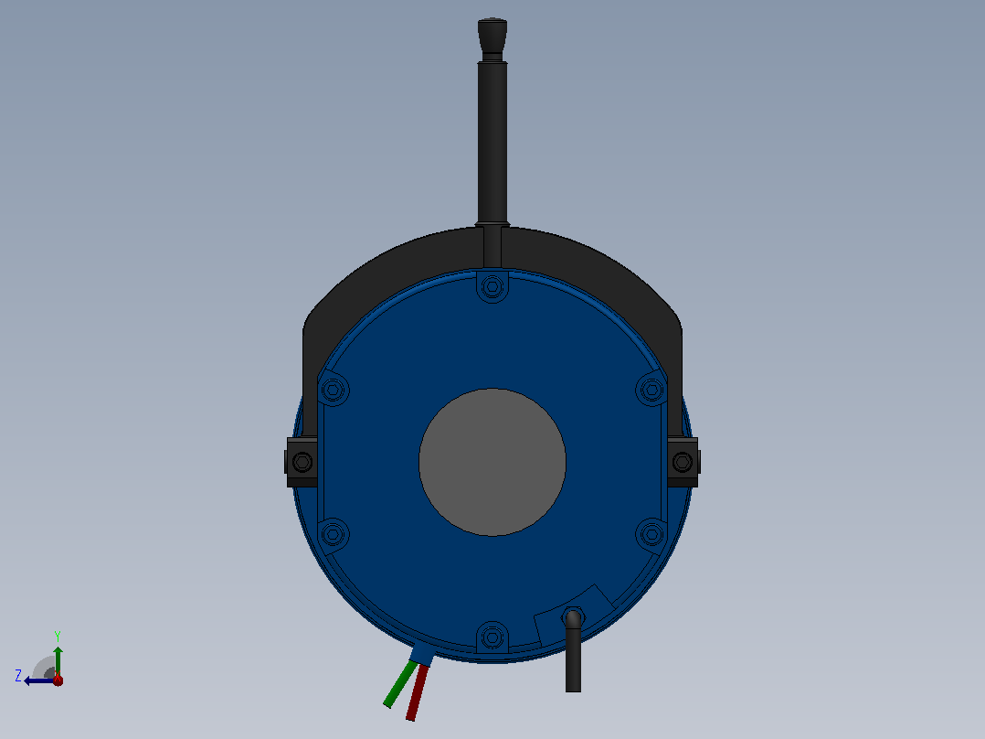 MD-D型电磁圆盘式制动器_MD7-D-14-RL-DC24V右视图