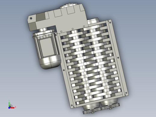 碎纸机shredder-40832-模型格式为 stp igs前视缩略图