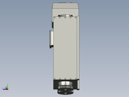 碎纸机shredder-40832-模型格式为 stp igs右视缩略图