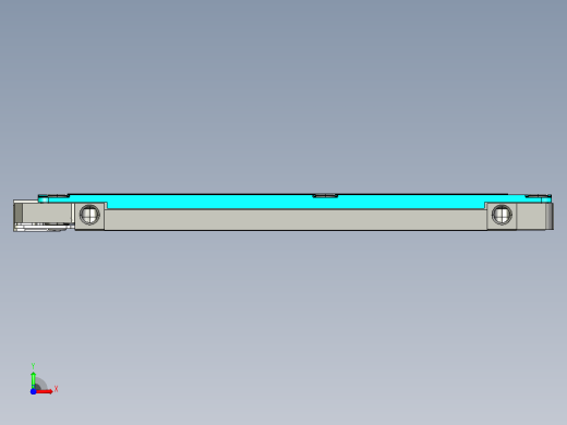 硬盘内部结构CATIA V5 r21实体前视缩略图