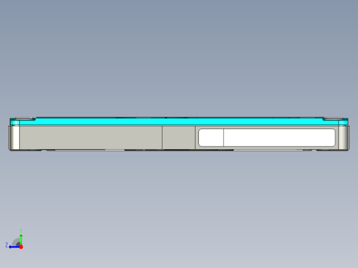 硬盘内部结构CATIA V5 r21实体右视缩略图