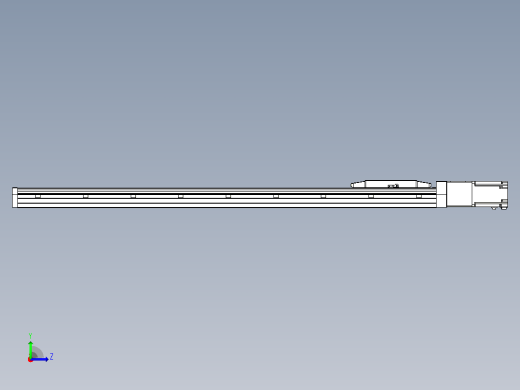 滚珠丝杠直线轴内置导轨TPA-GCR-170-2510C-L1050-M-M75-N3左视缩略图