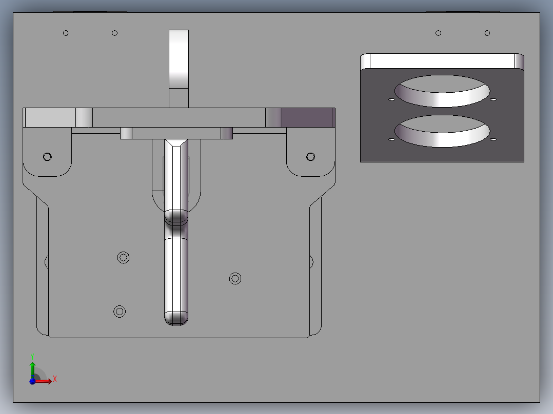 功能测试治具前视图